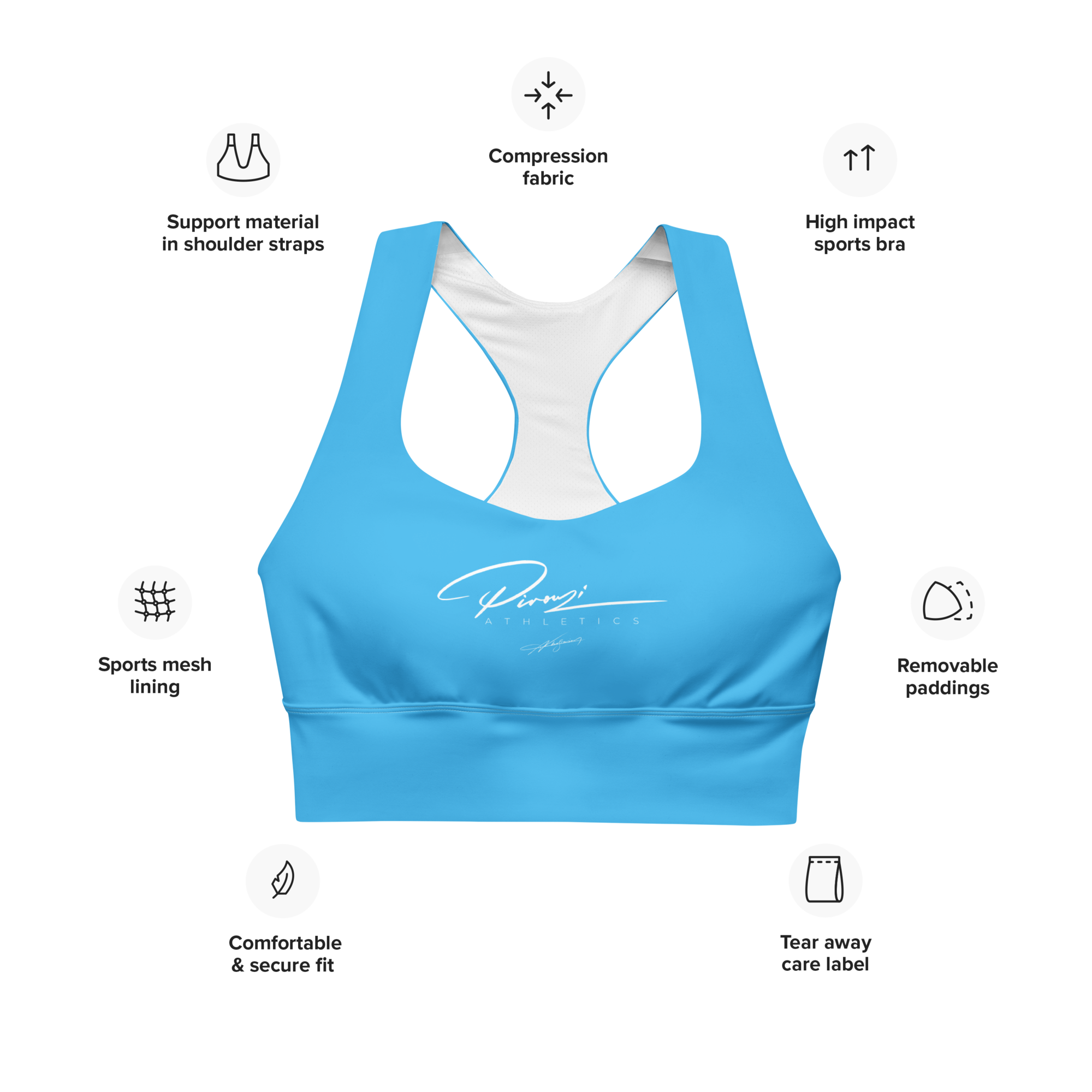 Pirouzi Athletics sports bra