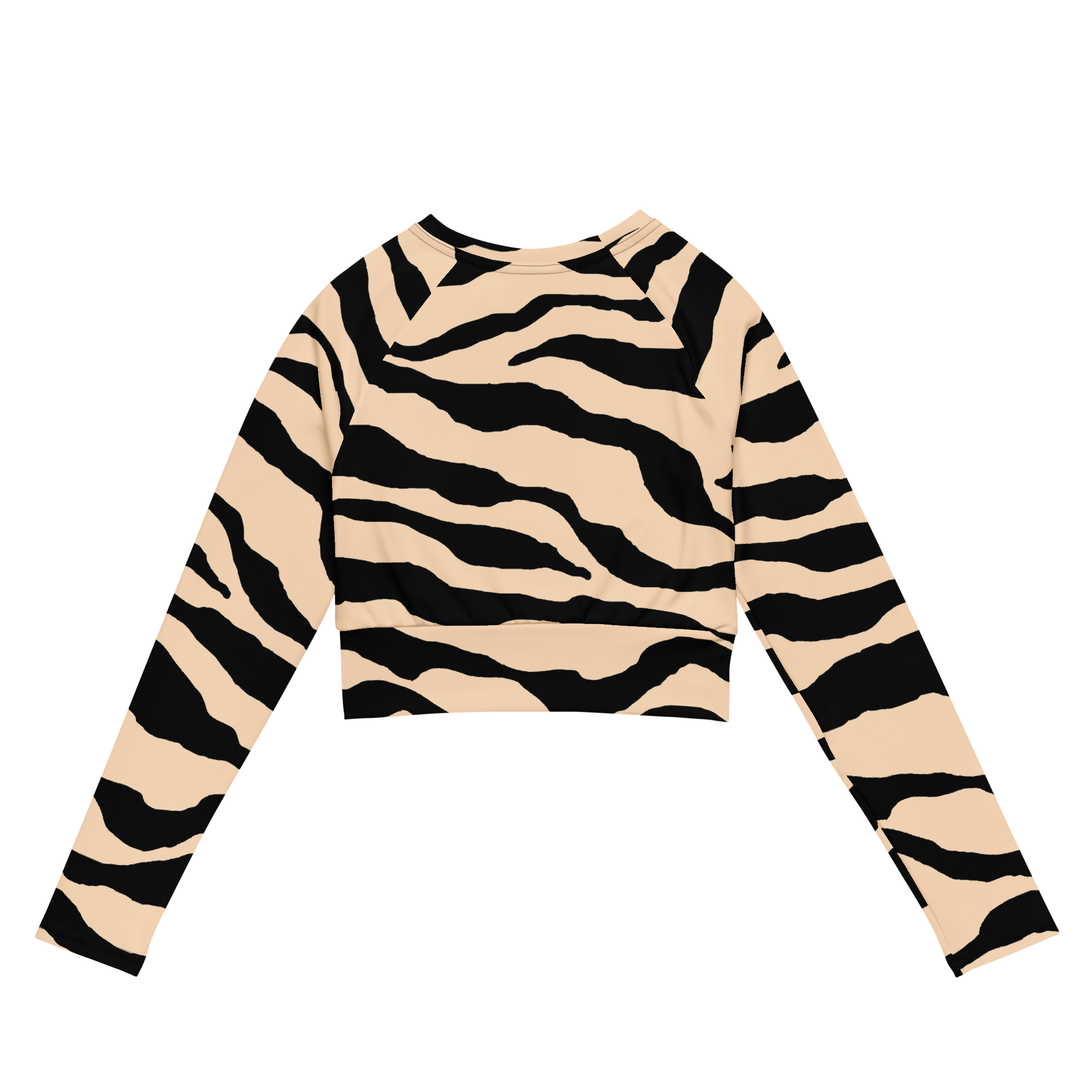 Pirouzi 'cheetah' long-sleeve crop top