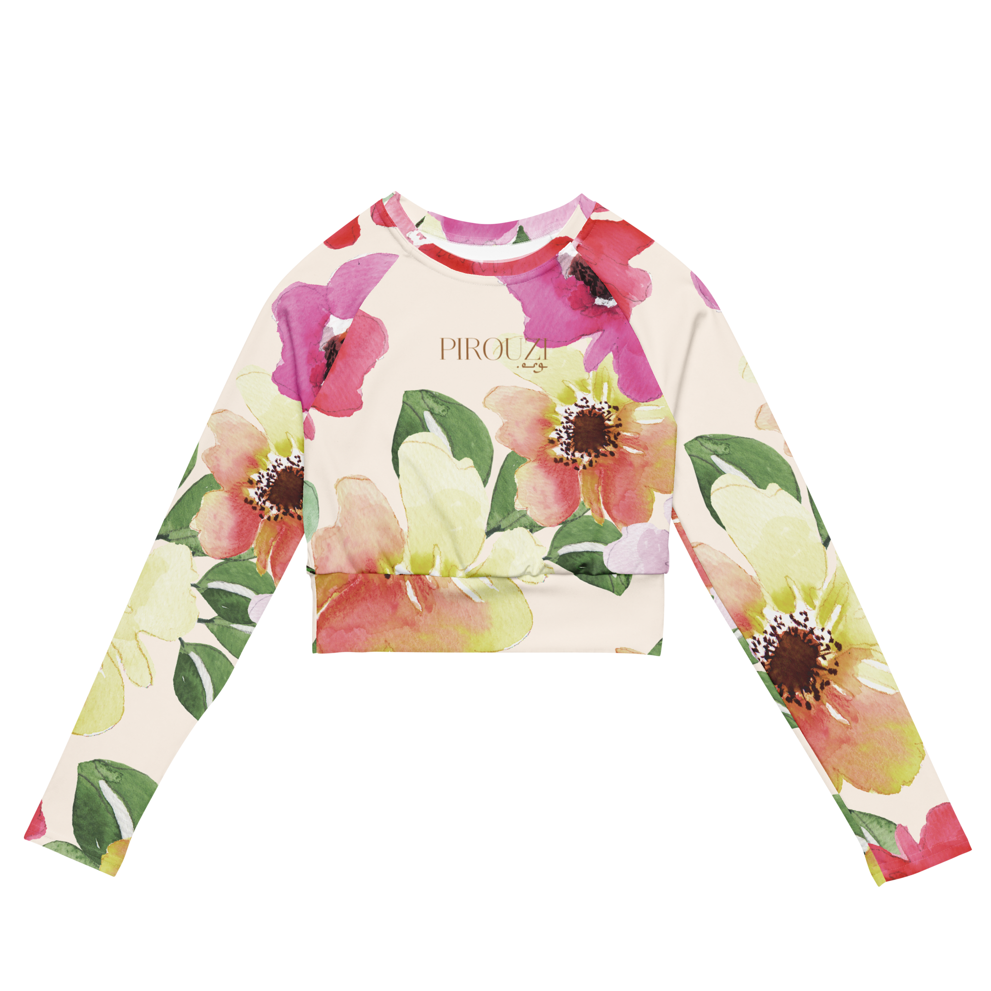 Pirouzi Athletics long-sleeve crop top