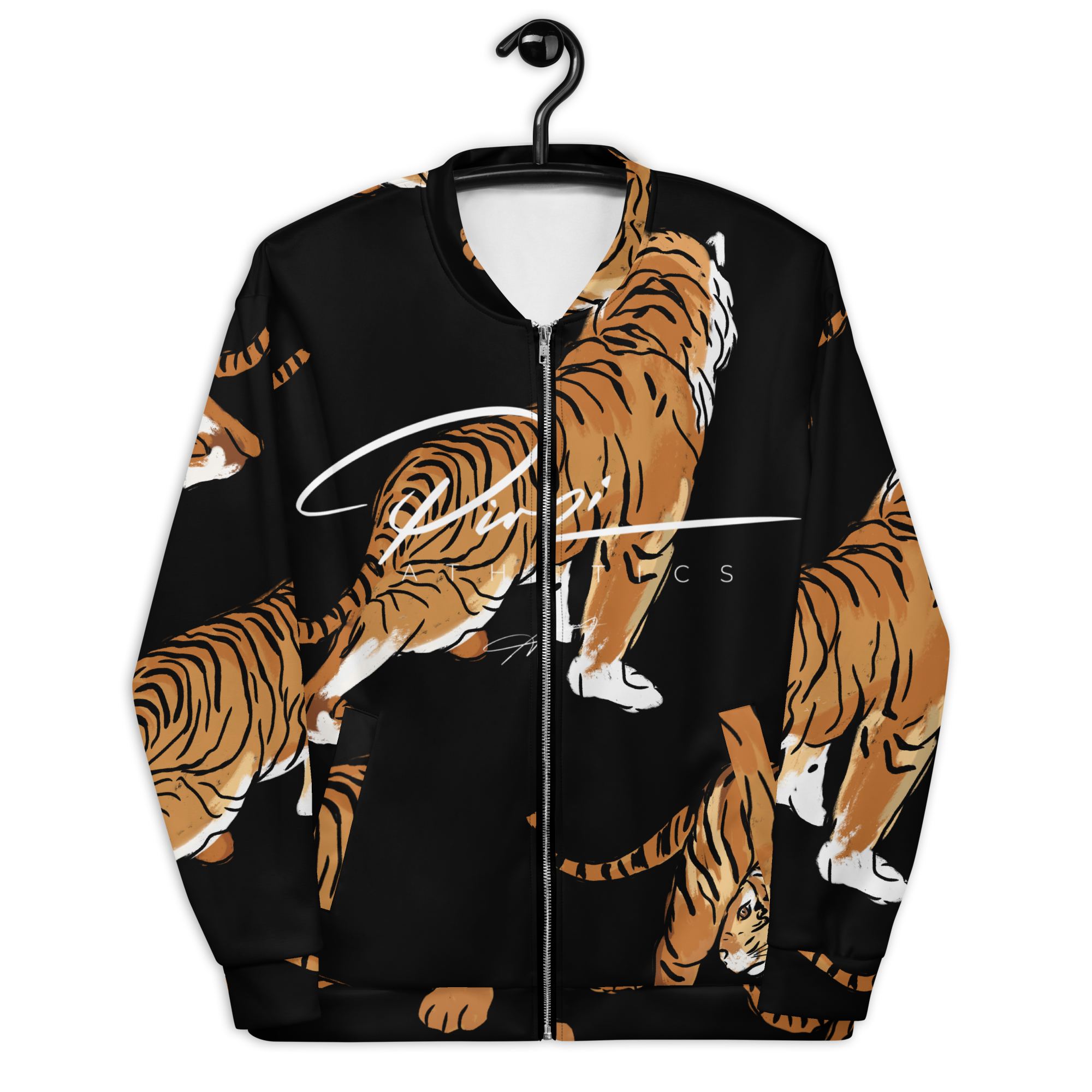 Pirouzi Athletics 'Eye of the Tiger' Bomber Jacket