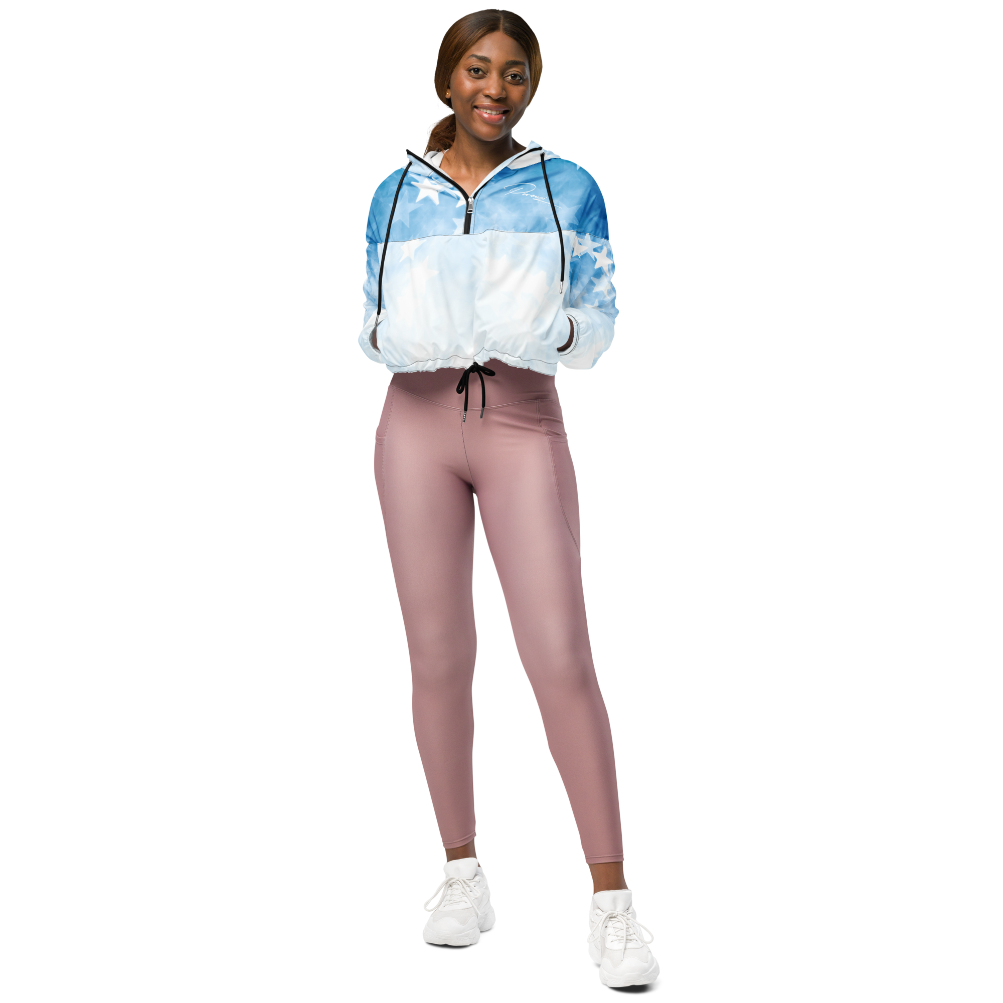 Pirouzi Athletics cropped windbreaker
