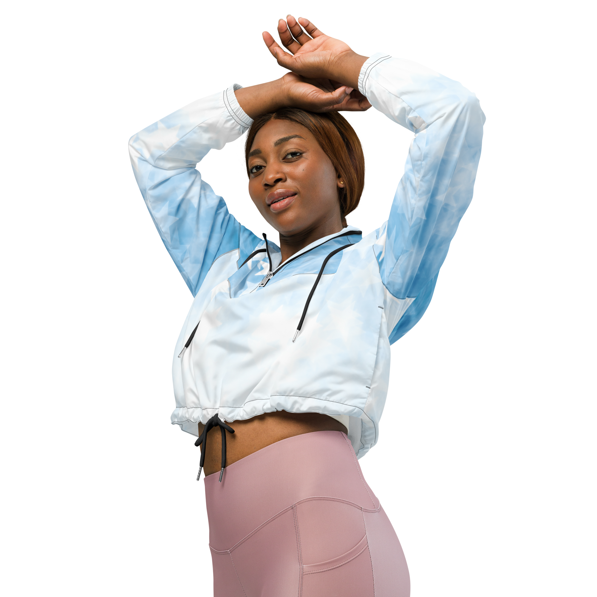 Pirouzi Athletics cropped windbreaker