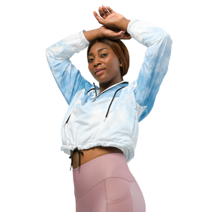 Pirouzi Athletics cropped windbreaker