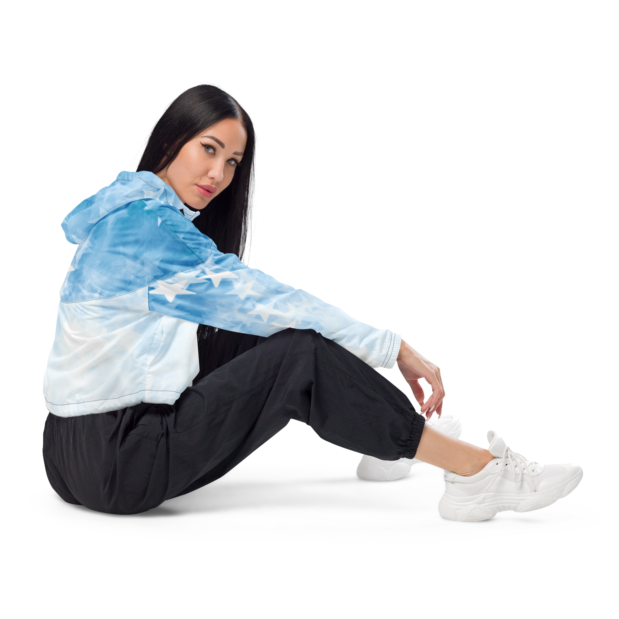 Pirouzi Athletics cropped windbreaker