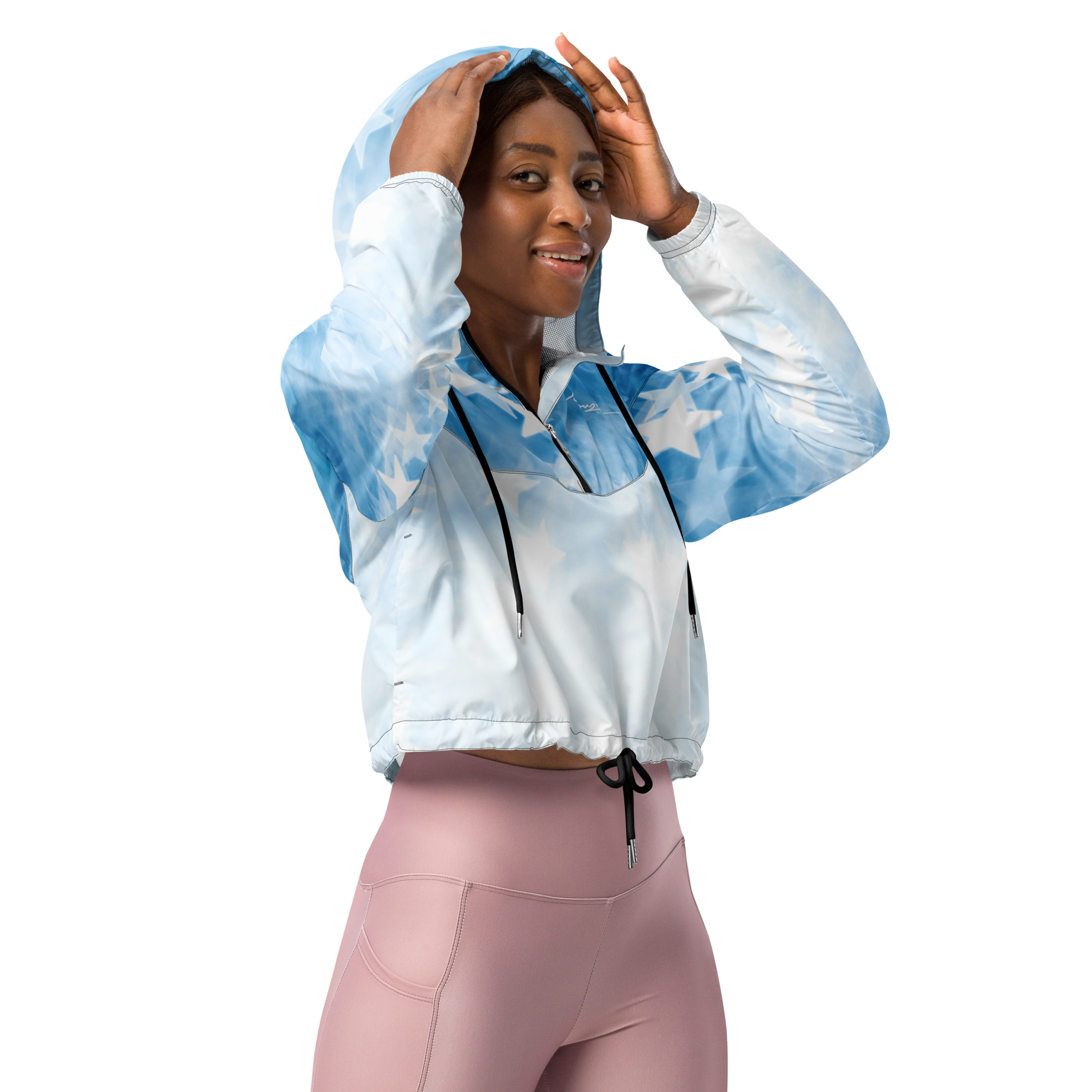 Pirouzi Athletics cropped windbreaker