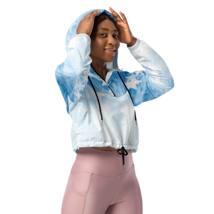 Pirouzi Athletics cropped windbreaker