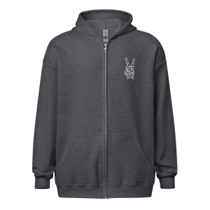 Pirouzi 'Freedom' zip hoodie