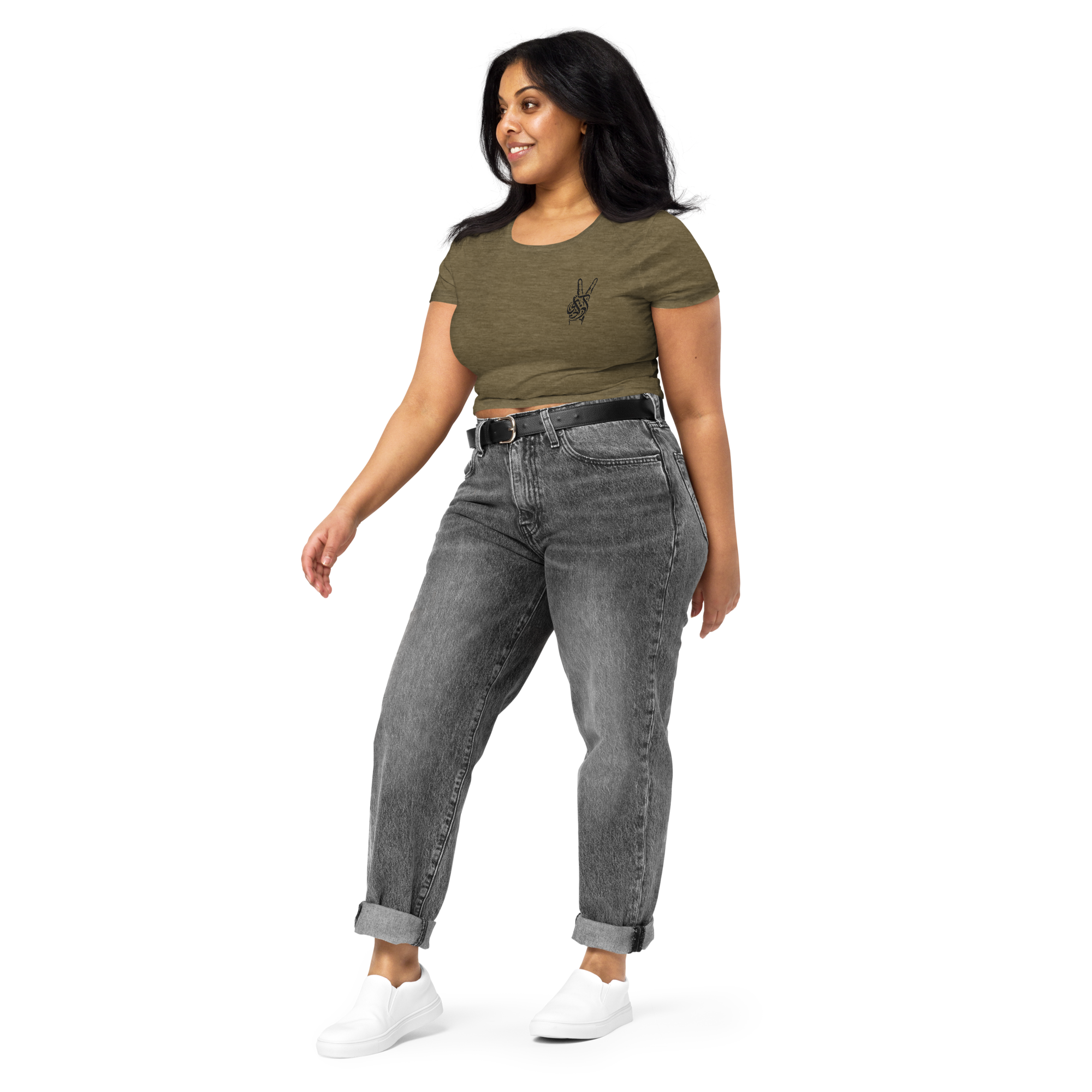 Pirouzi Official 'freedom' Crop Tee